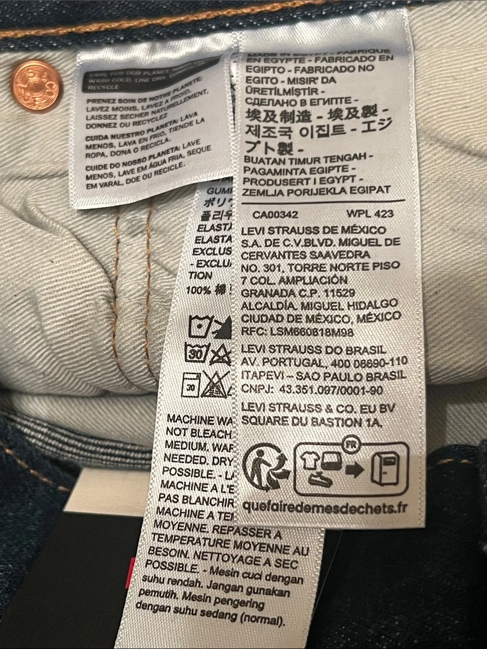 Levi’s 501 Men’s Jeans Sz 32x32 Dark.Wash Blue MSRP: $110